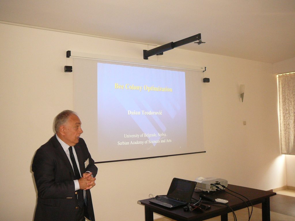 Plenary lecture held by Professor Dr Dušan Teodorović