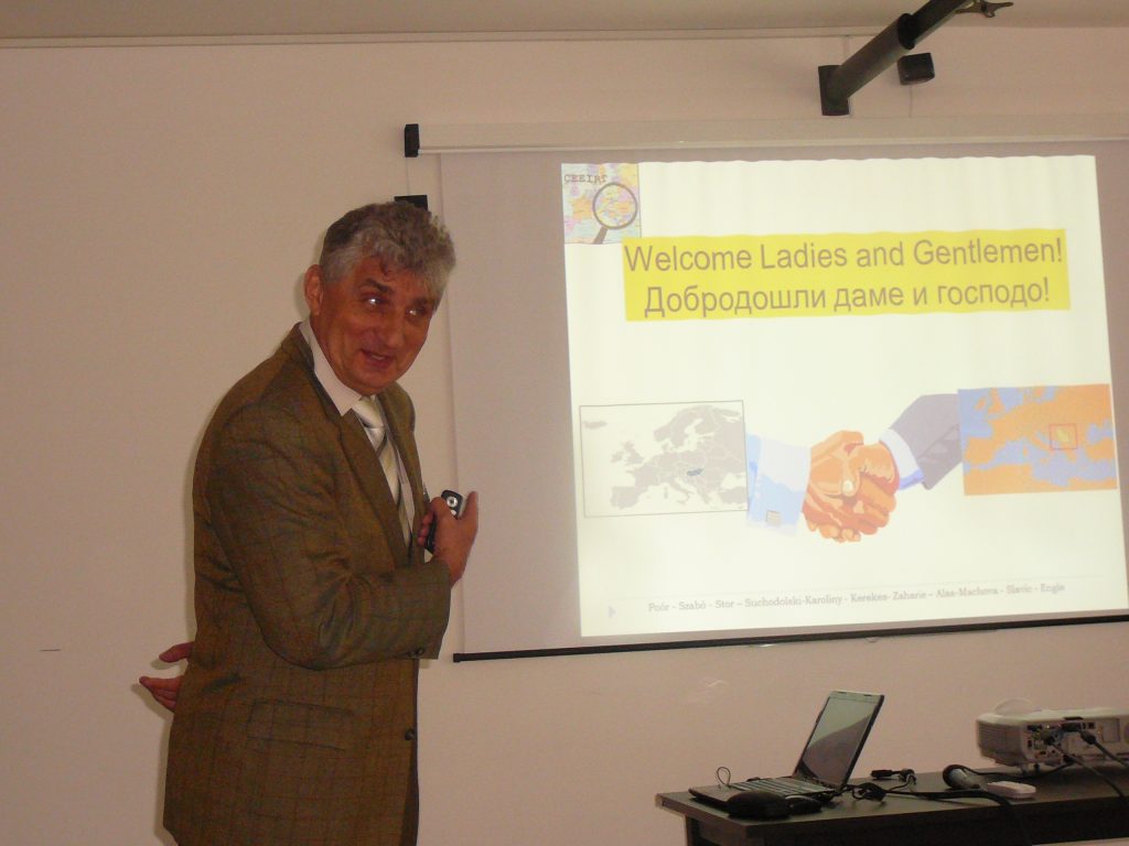 Plenary lecture held by Professor Dr Jozef Poor